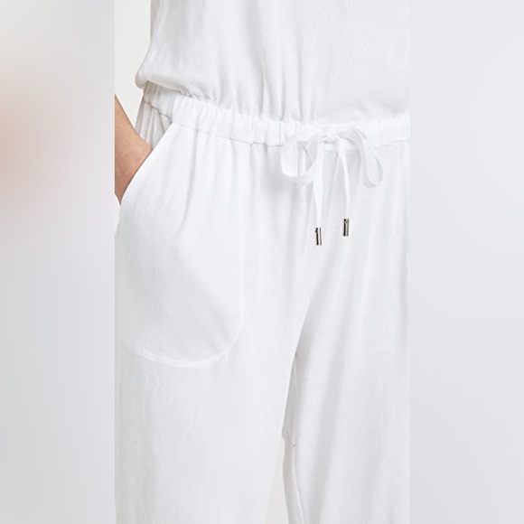 ATM Anthony Thomas Melillo High Torsion Cotton Jersey Tank Jumpsuit - Picture 5 of 7